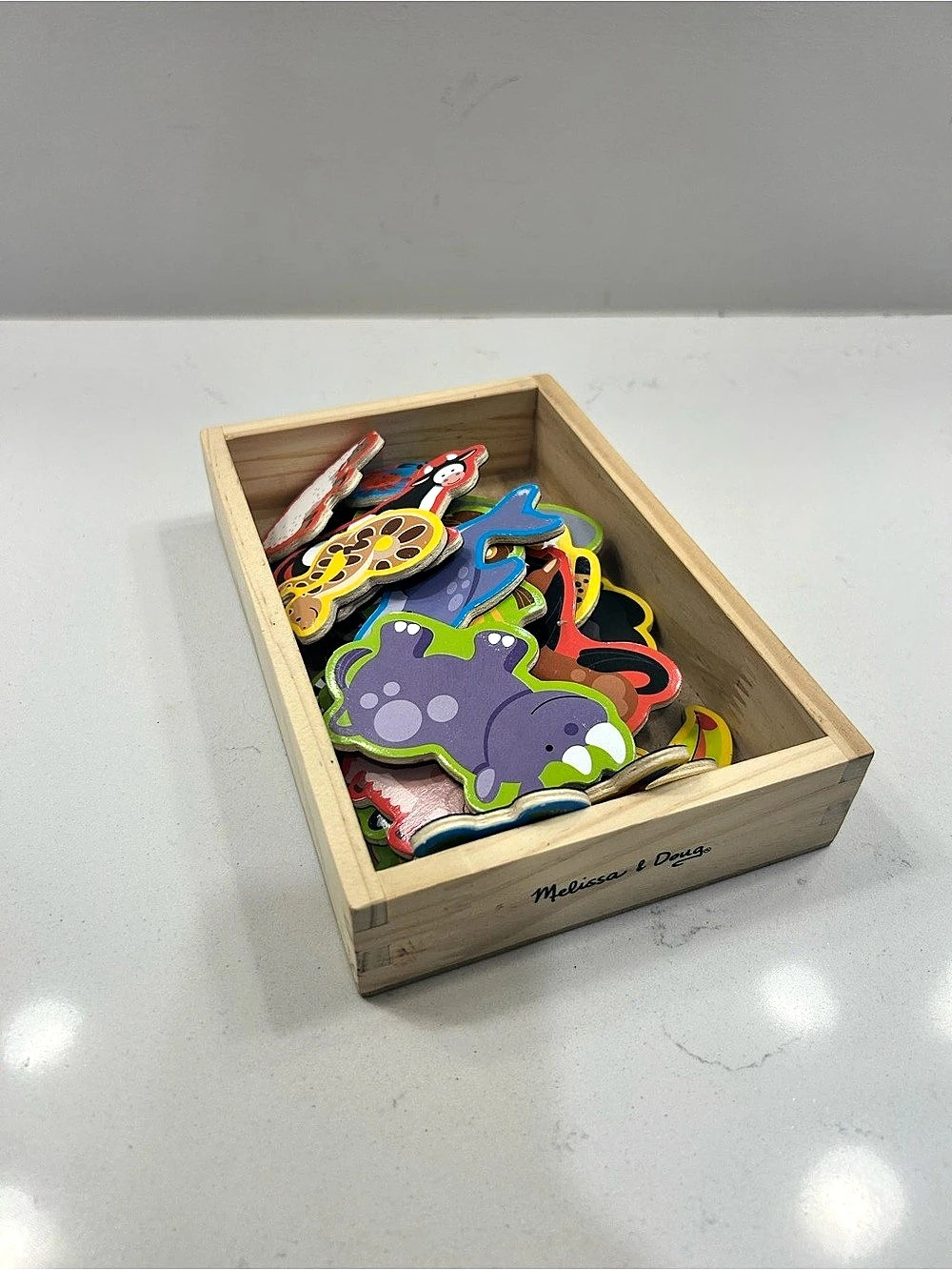 Melissa & Doug Animal Friends Wooden Magnets Set